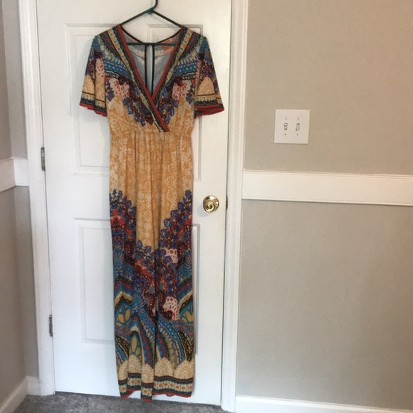 Boho flowy jumpsuit - Picture 2 of 5